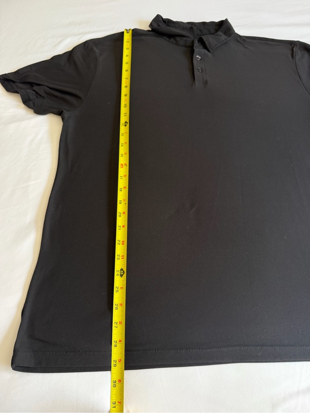 Vuori "Strato" Tech Classic Black Short Sleeve Polo - Picture 16 of 16